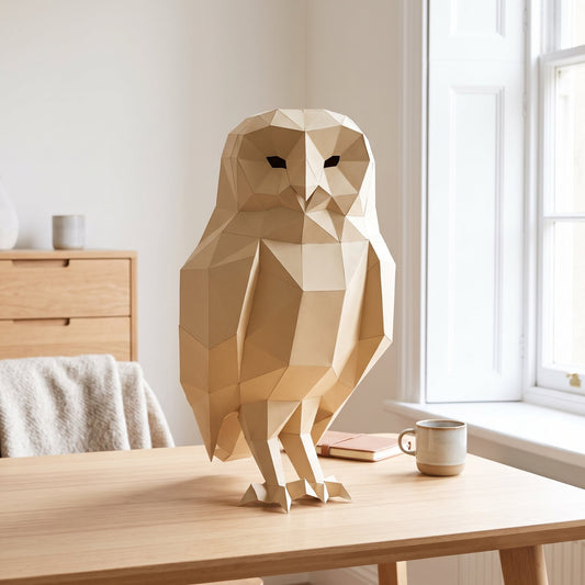 Owl paper model