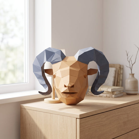 Ram Head paper model