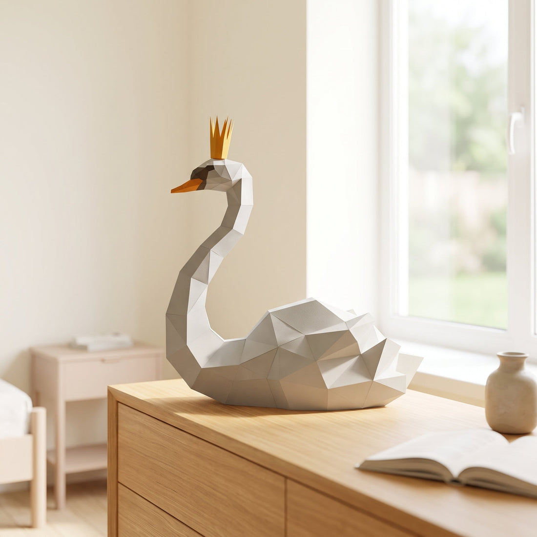 Swan paper model