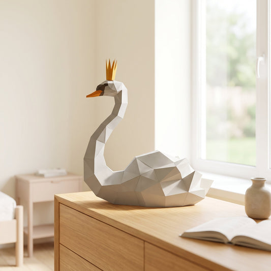 Swan paper model