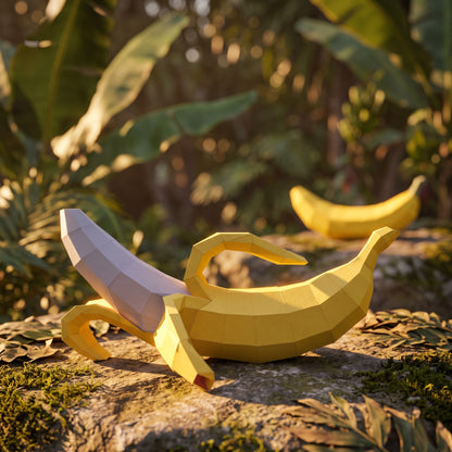 Paper Banana model in nature