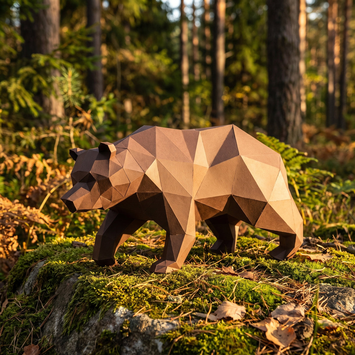 Paper Bear model in nature