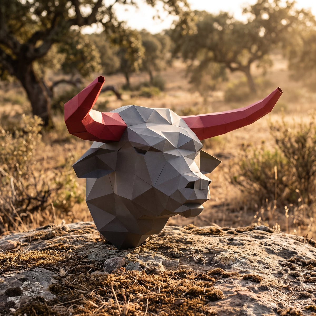 Paper Bull model in nature