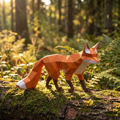 Paper Fox model in nature
