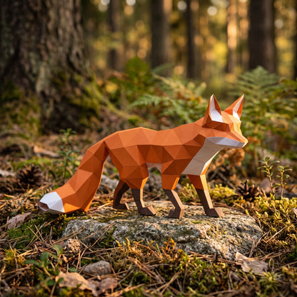 Paper Fox model in nature (2)