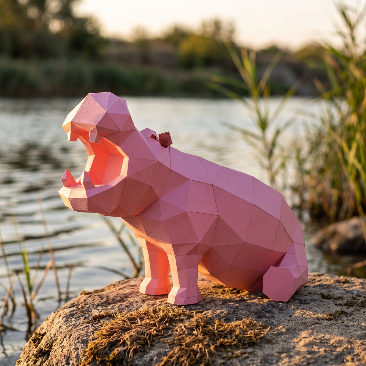 Paper Hippo model in nature