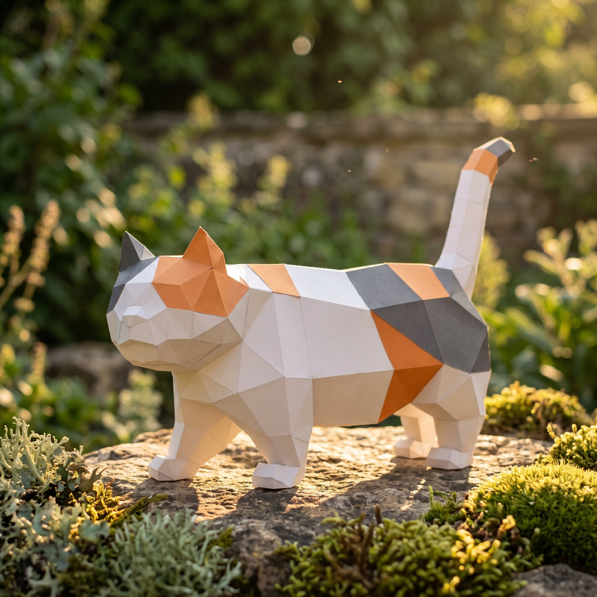Paper Munchkin (standing) model in nature