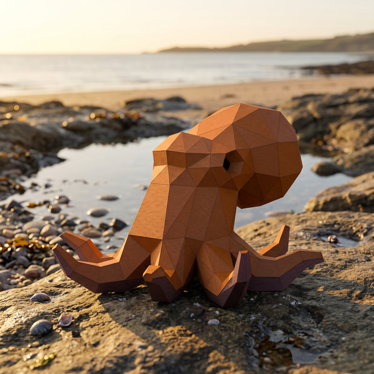 Paper Octopus model in nature