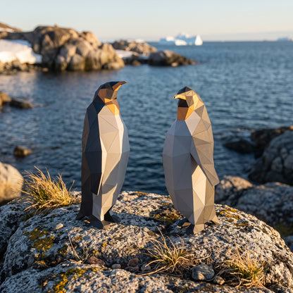 Paper Penguin model in nature
