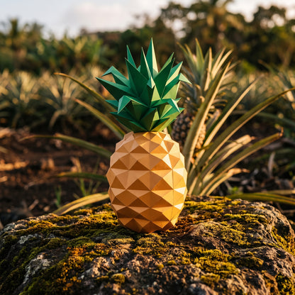 Paper Pineapple model in nature
