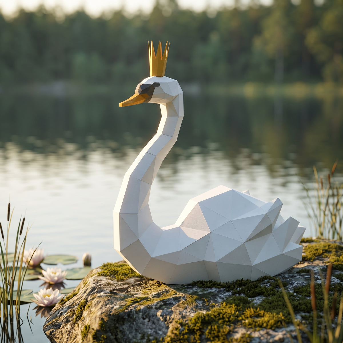 Paper Swan model in nature
