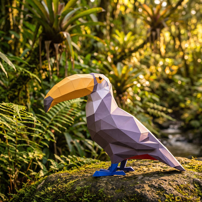 Paper Toucan model in nature
